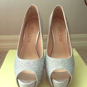 Silver Cathy Jean Heels